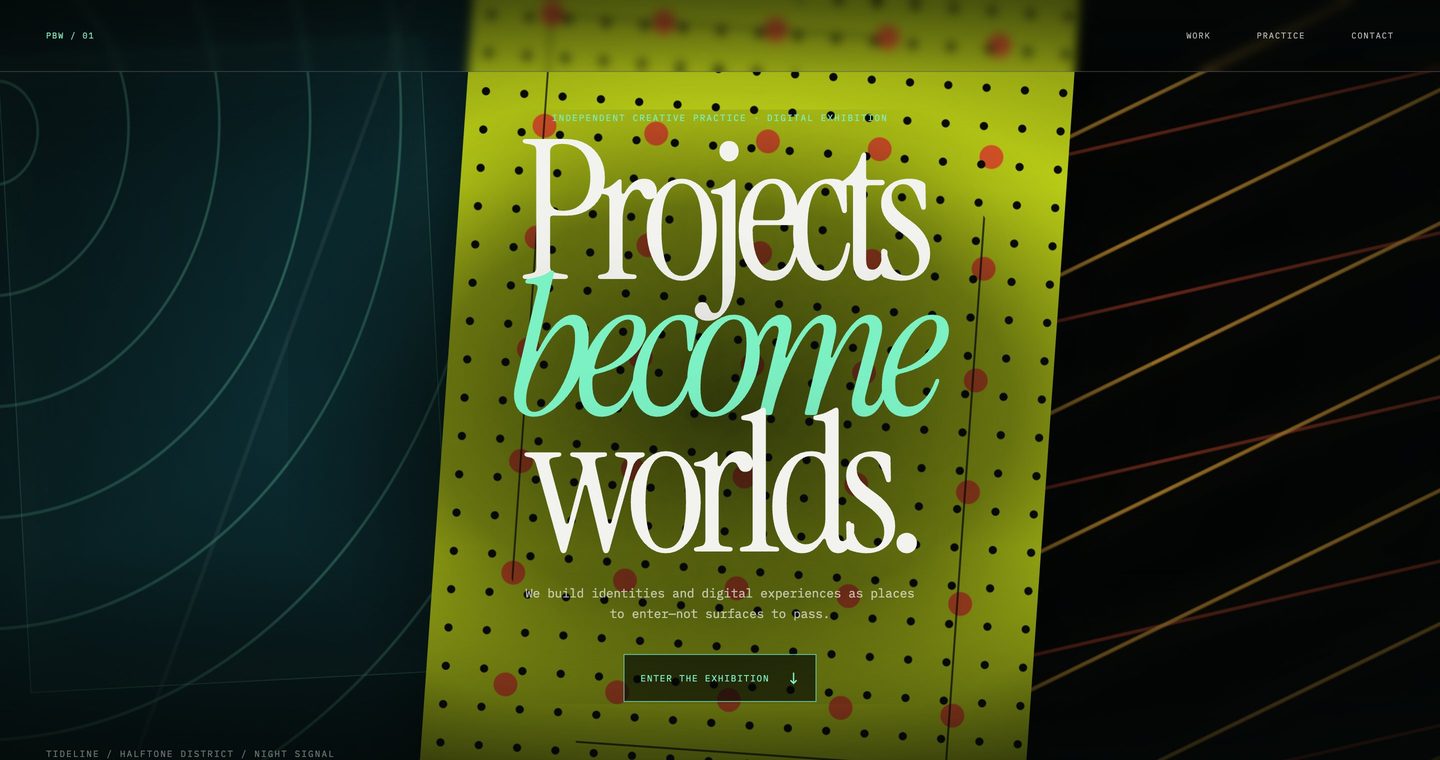 Projects Become Worlds — Digital exhibition